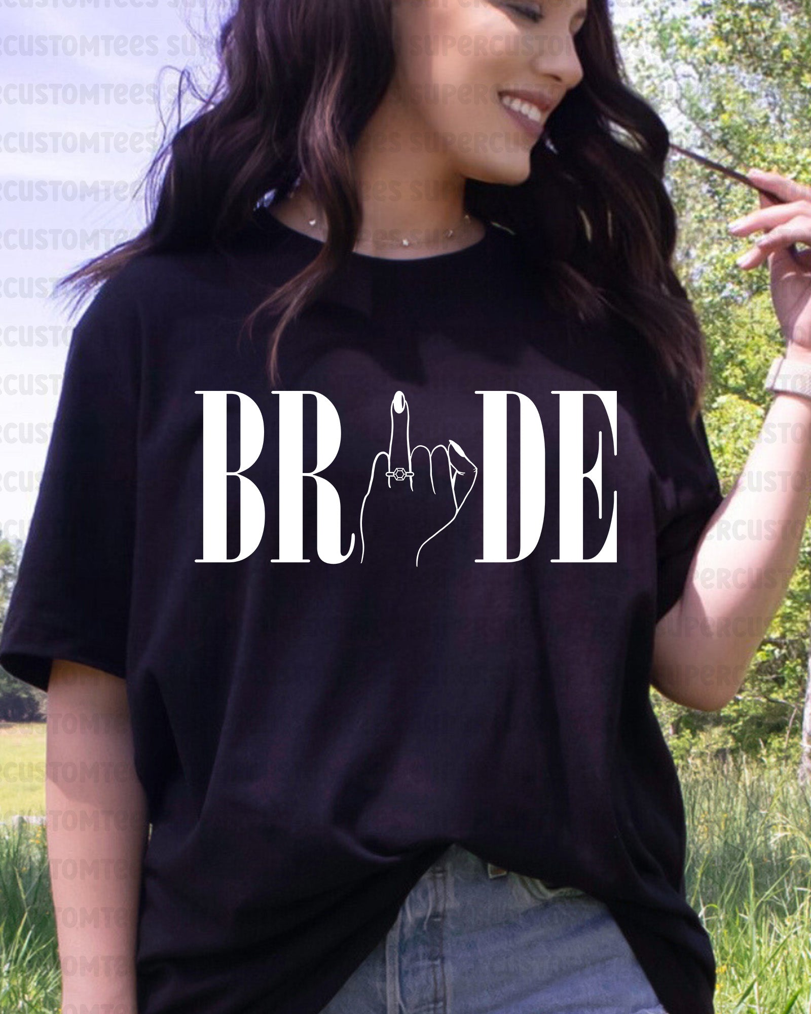 Bride Heat Transfer for Shirts