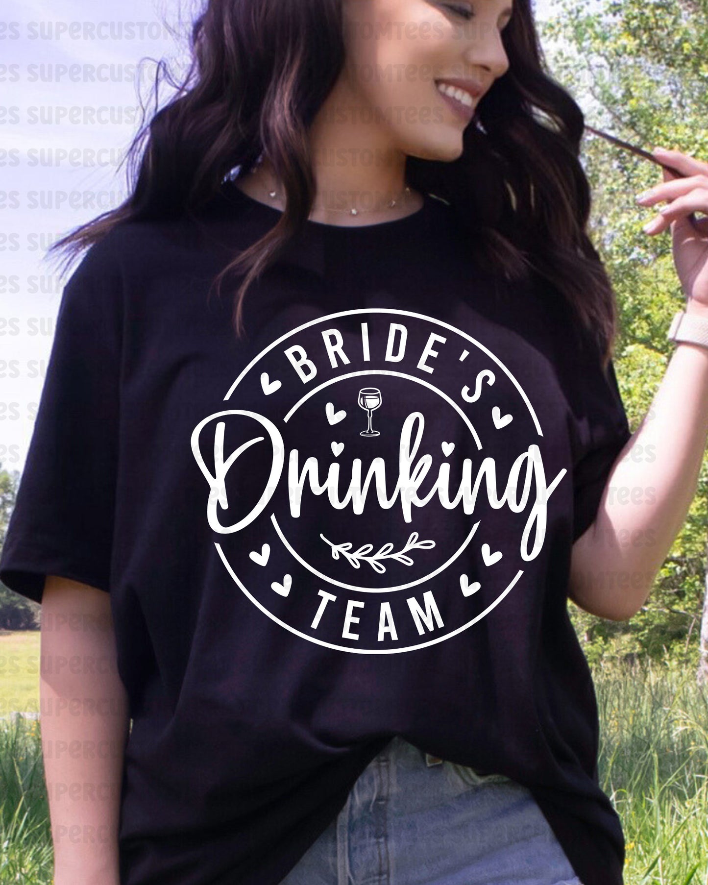 Bride’s Drinking Team DTF Transfer