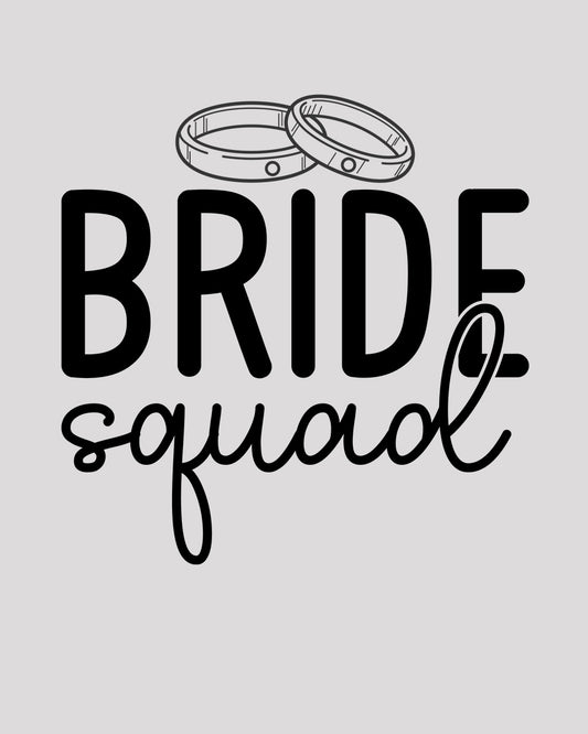 Bride Squad DTF Transfer Film