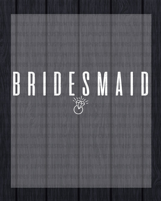 Bridesmaid DTF Transfer