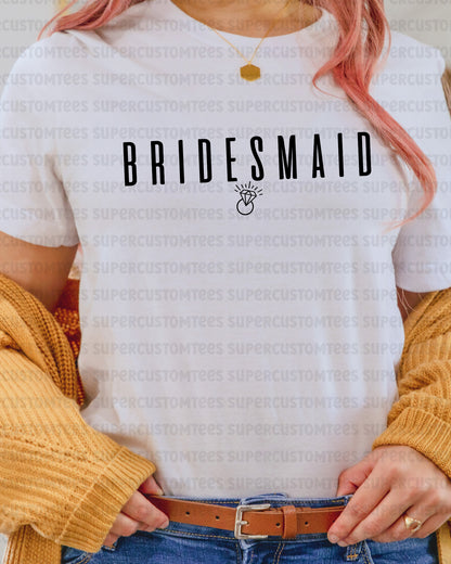 Bridesmaid Gifts Heat Transfer for Shirts