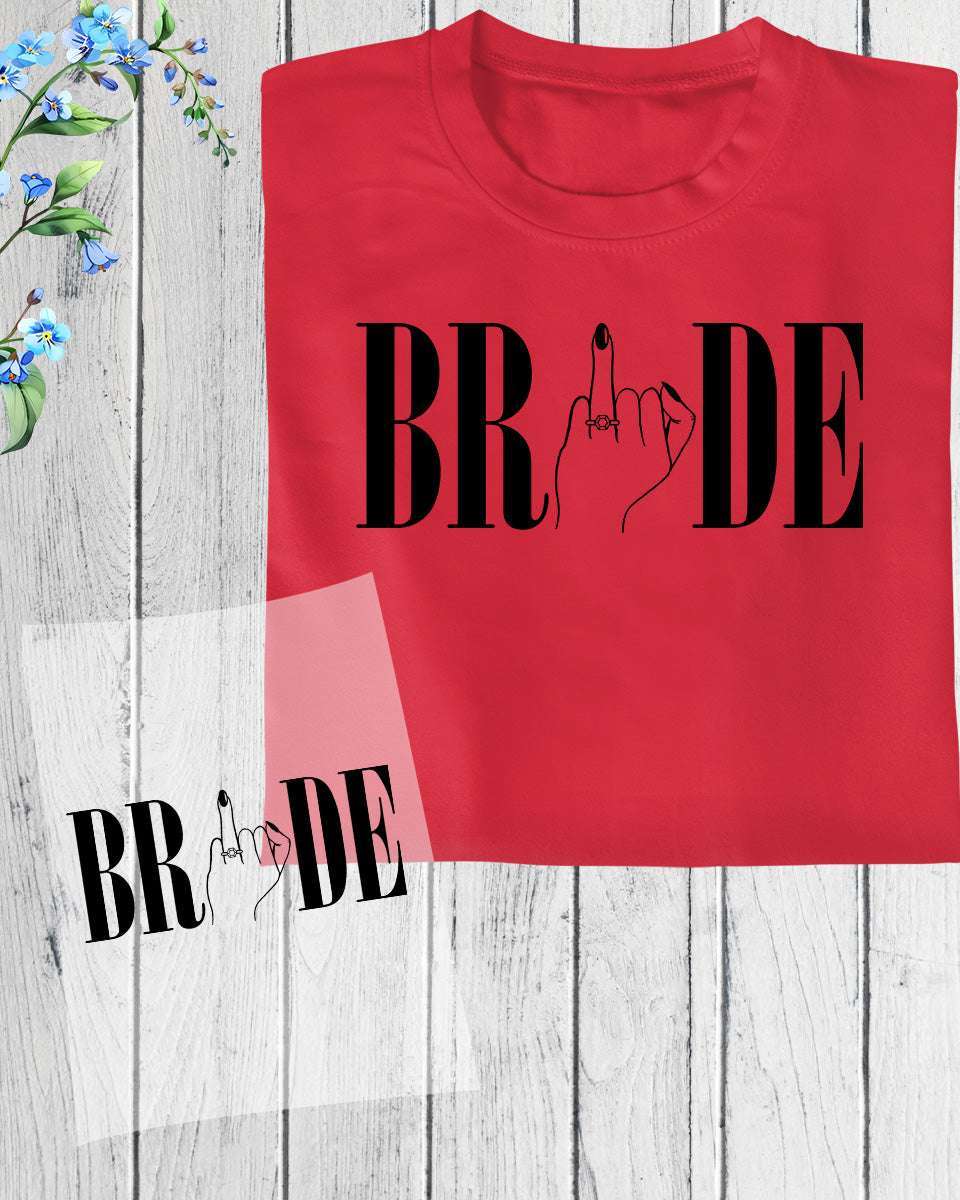 Bride hand DTF Transfer Film