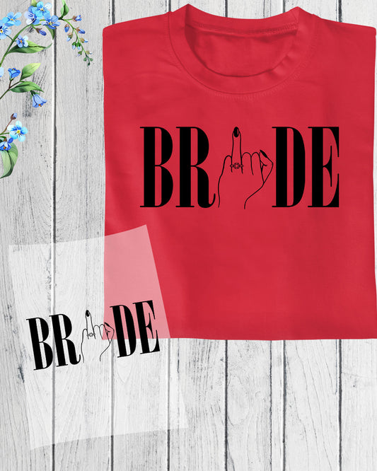Bride hand DTF Transfer Film