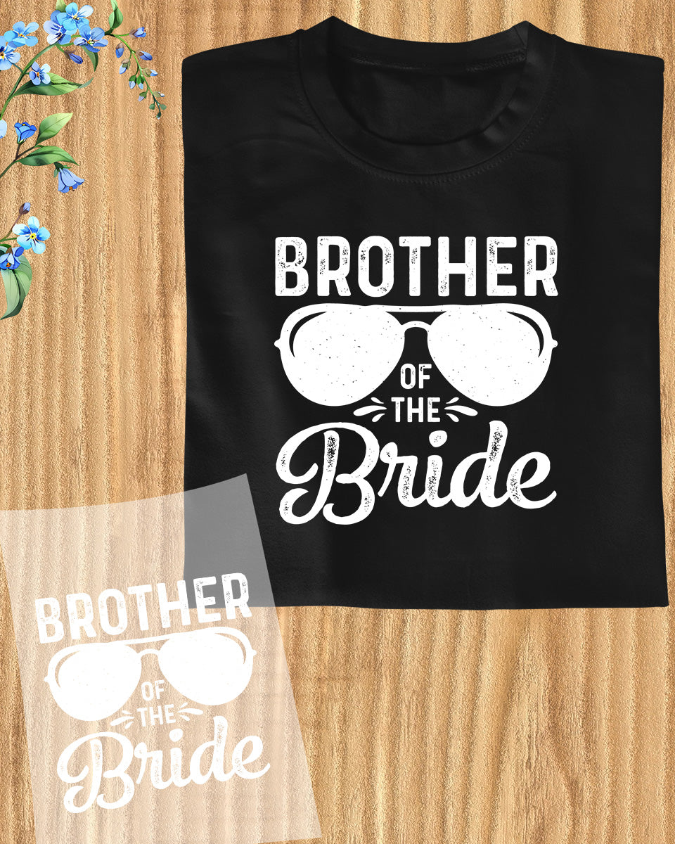 Brother of The Bride Trendy DTF Transfer Film