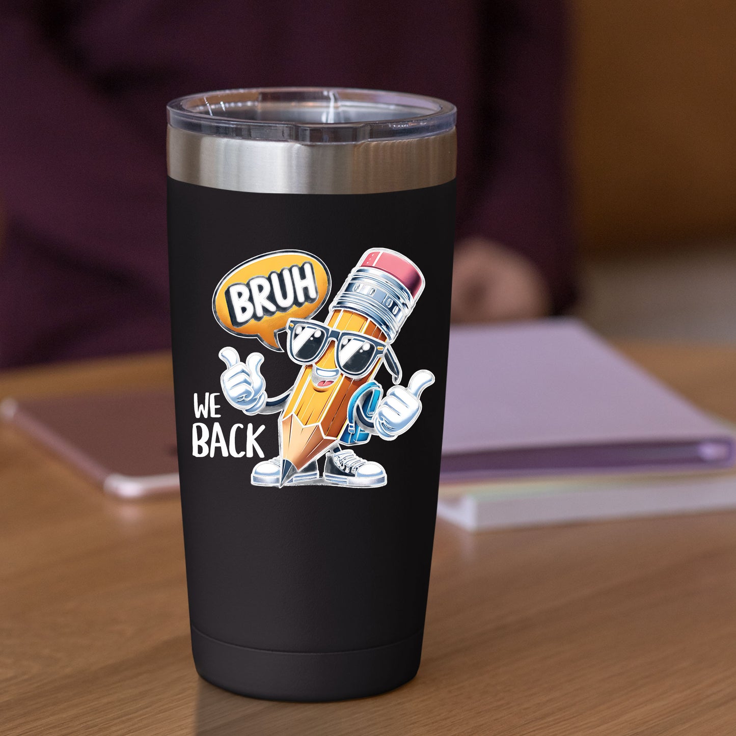 Bruh We Back to School Teacher DTF Transfer