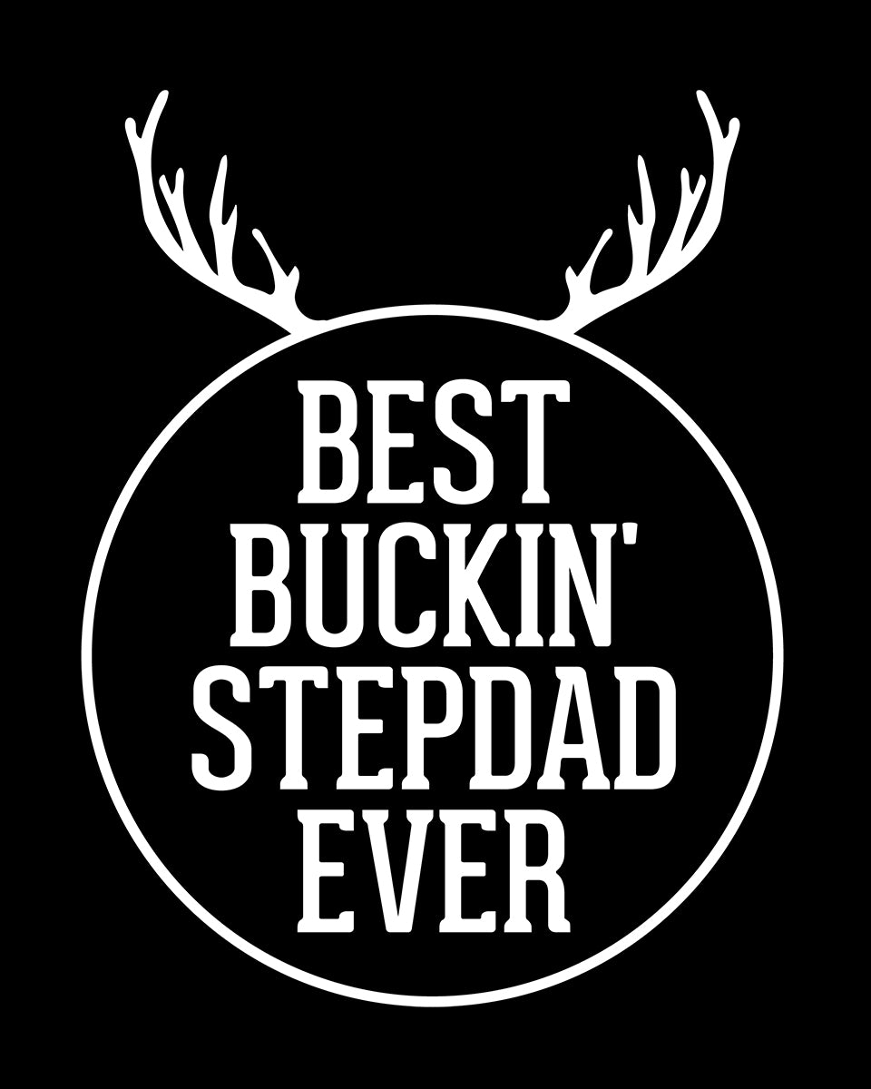 Best Buckin Stepdad Ever Trendy DTF Transfer