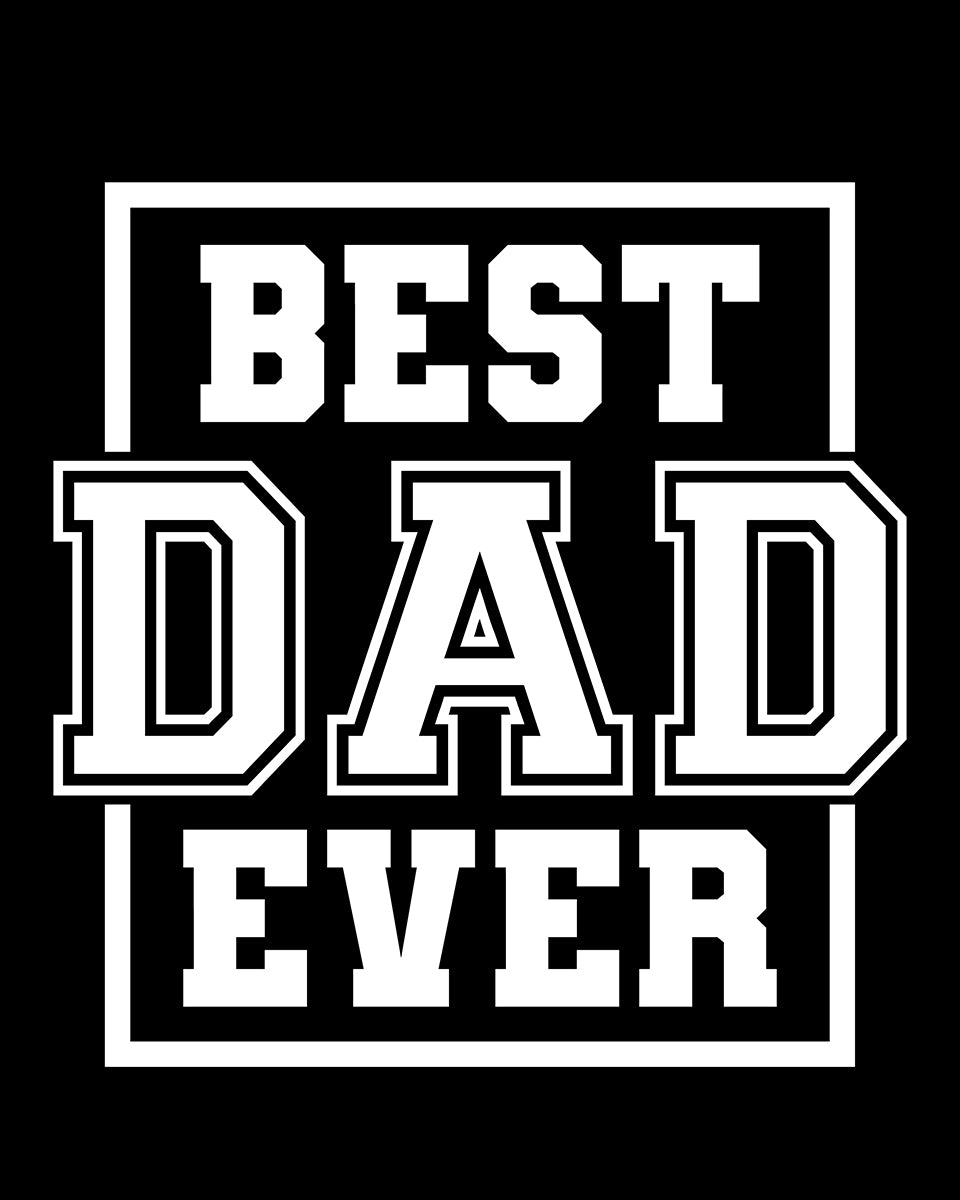 Best Dad Ever Retro DTF Transfer