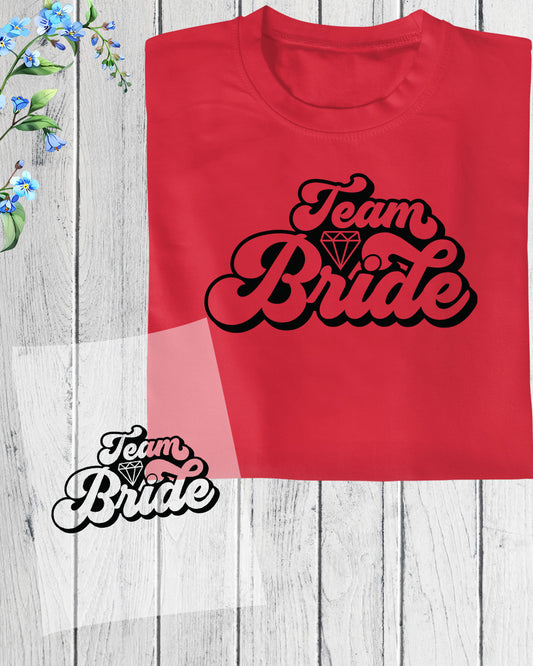 Team Bride Gift DTF Transfer Film