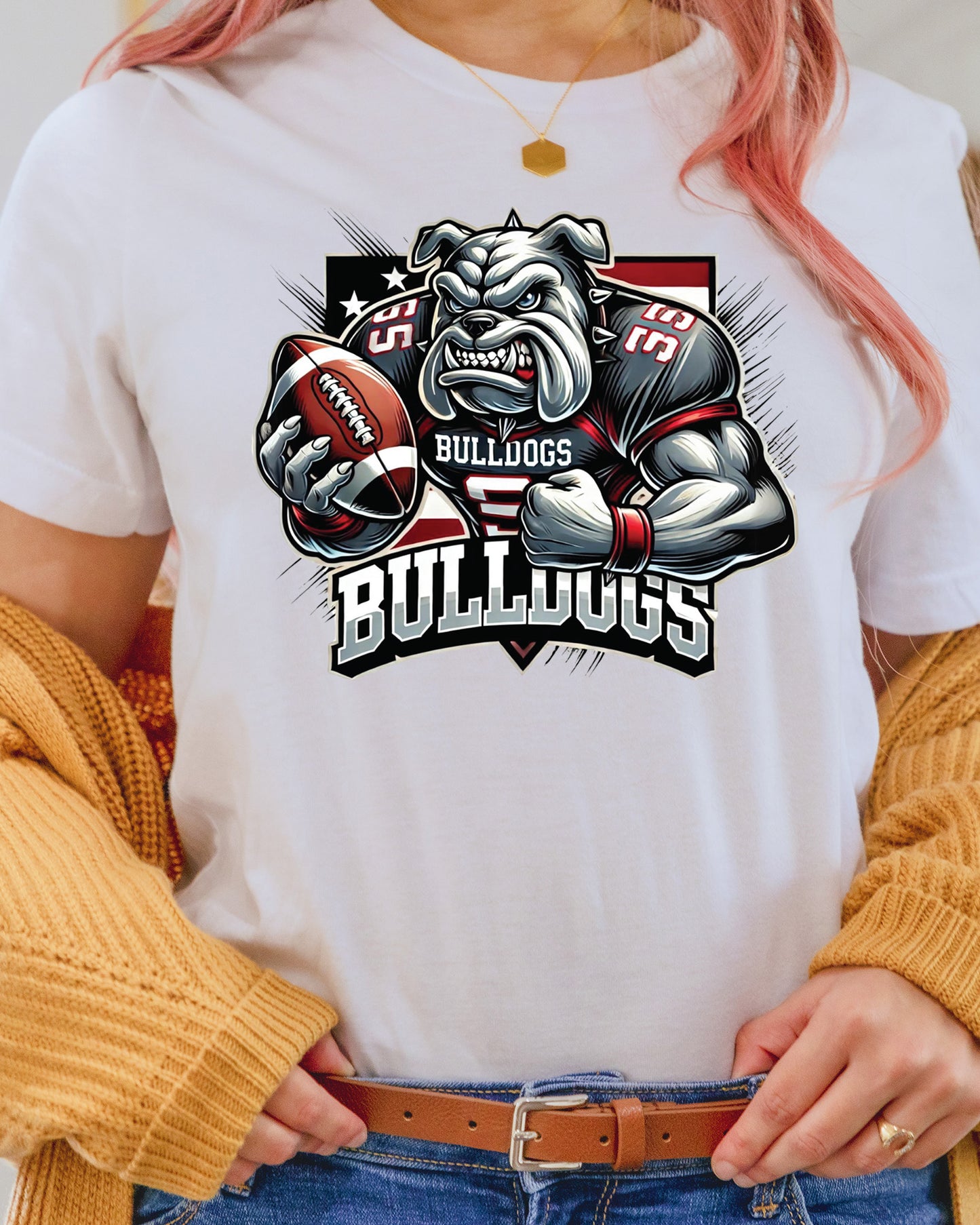 Bulldog Football DTF Transfer