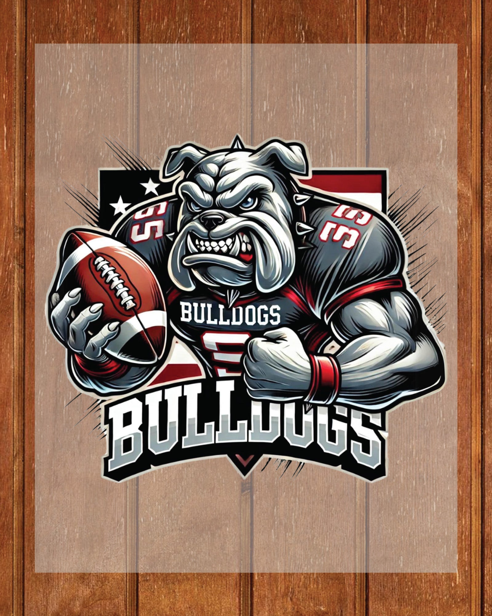 Bulldog Football DTF Transfer