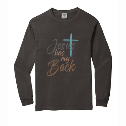 Jesus Has My Back Comfort Colors T Shirt