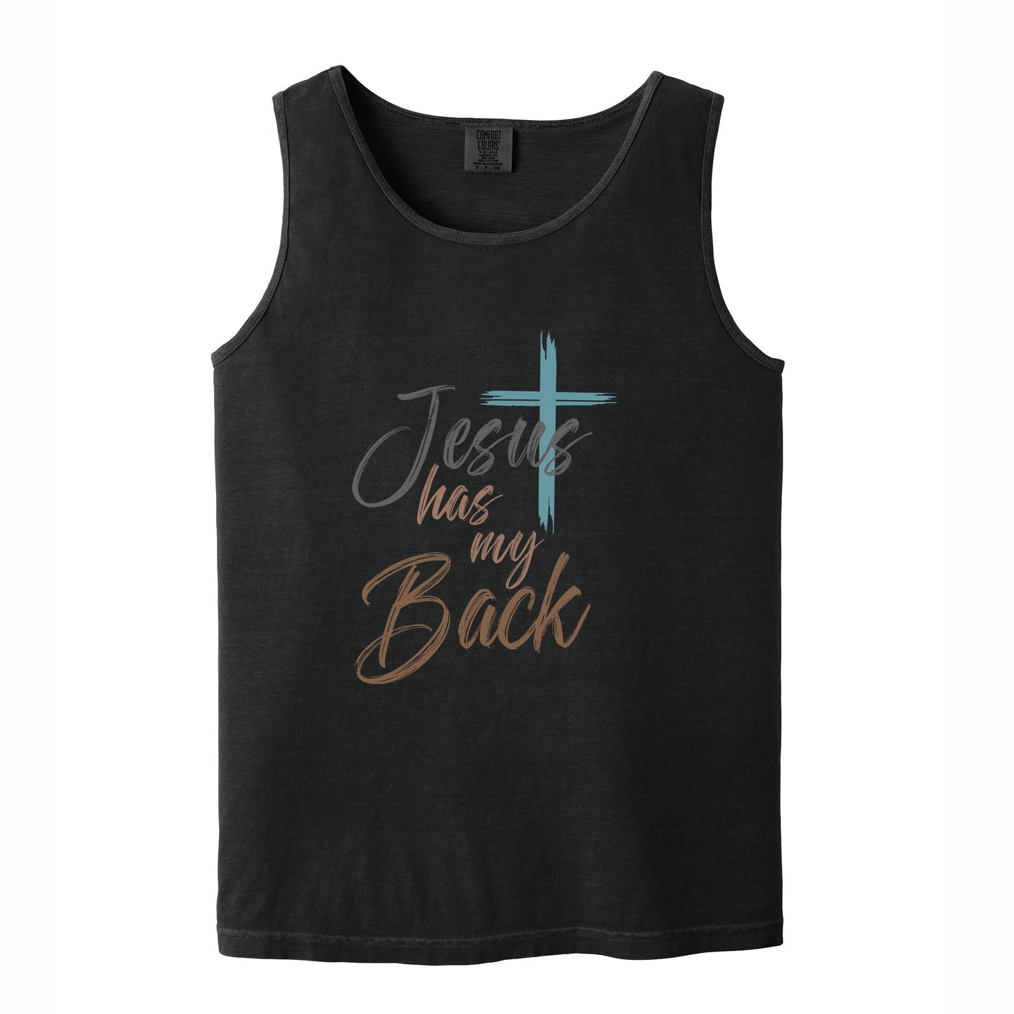 Jesus Has My Back Comfort Colors T Shirt