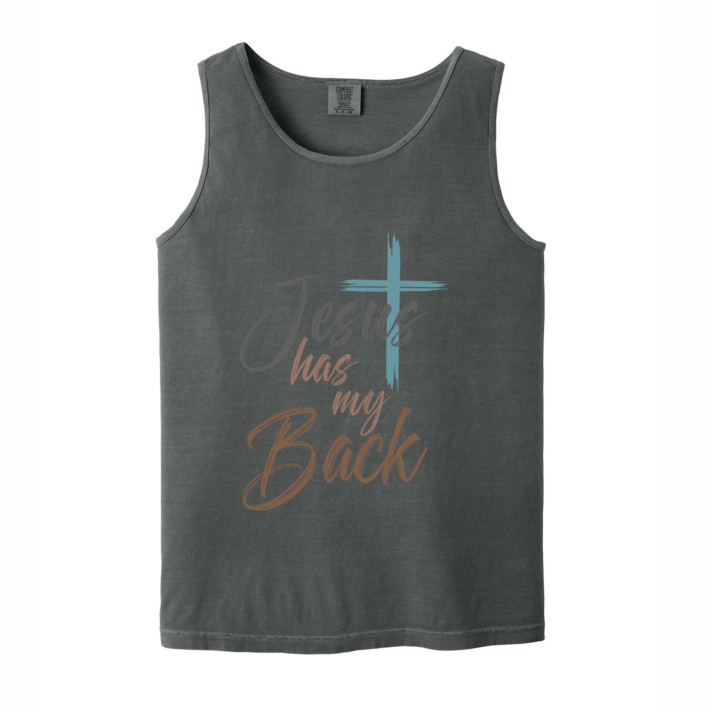 Jesus Has My Back Comfort Colors T Shirt