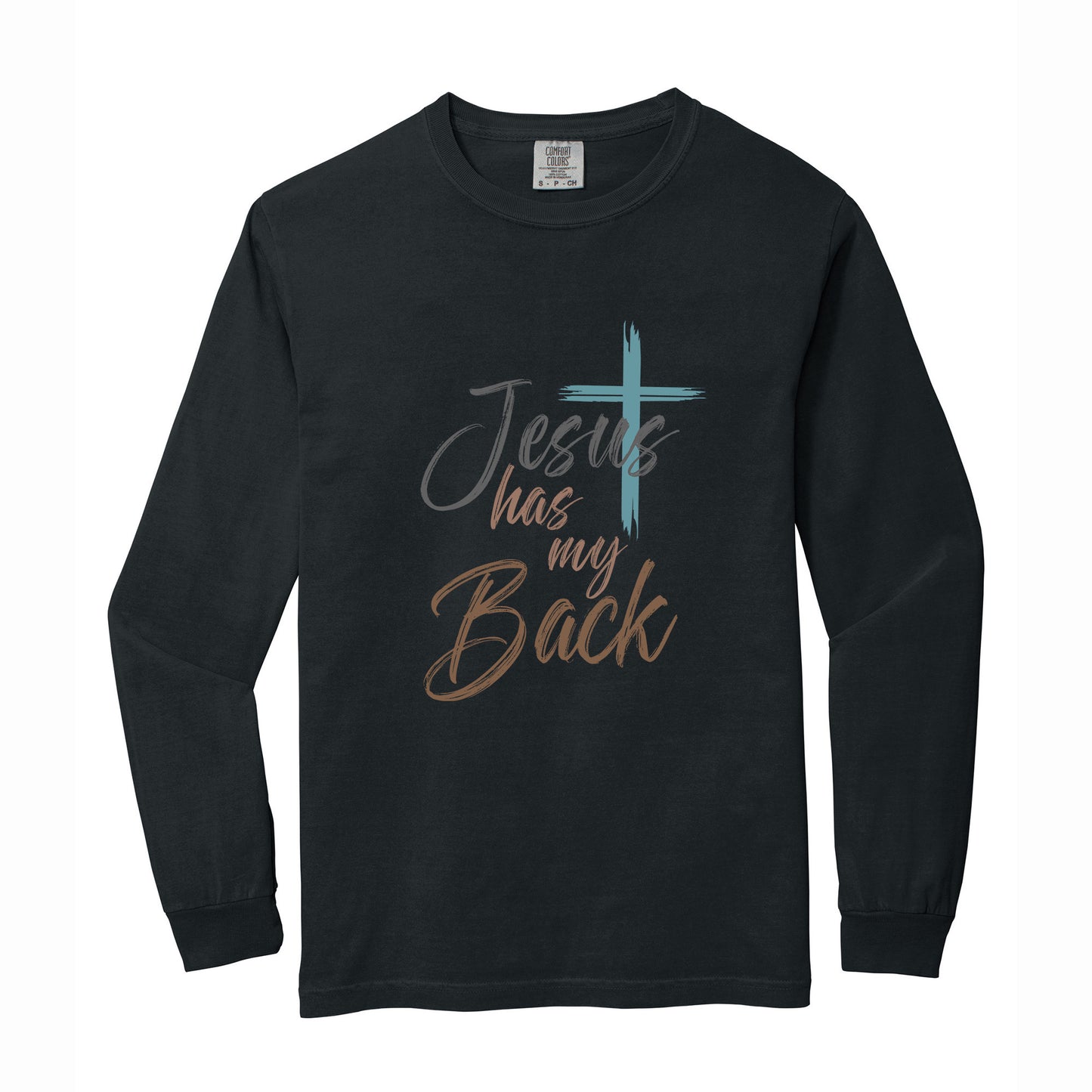 Jesus Has My Back Comfort Colors T Shirt
