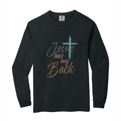 Jesus Has My Back Comfort Colors T Shirt
