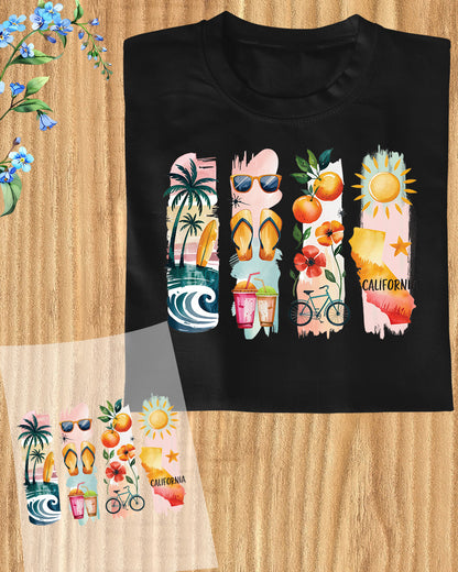 California DTF Heat Transfer Ready to Press