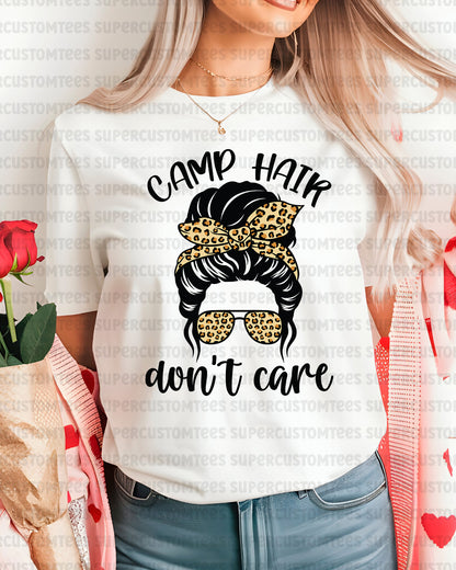 Camp Hair Don’t Care Heat Transfer for Shirt