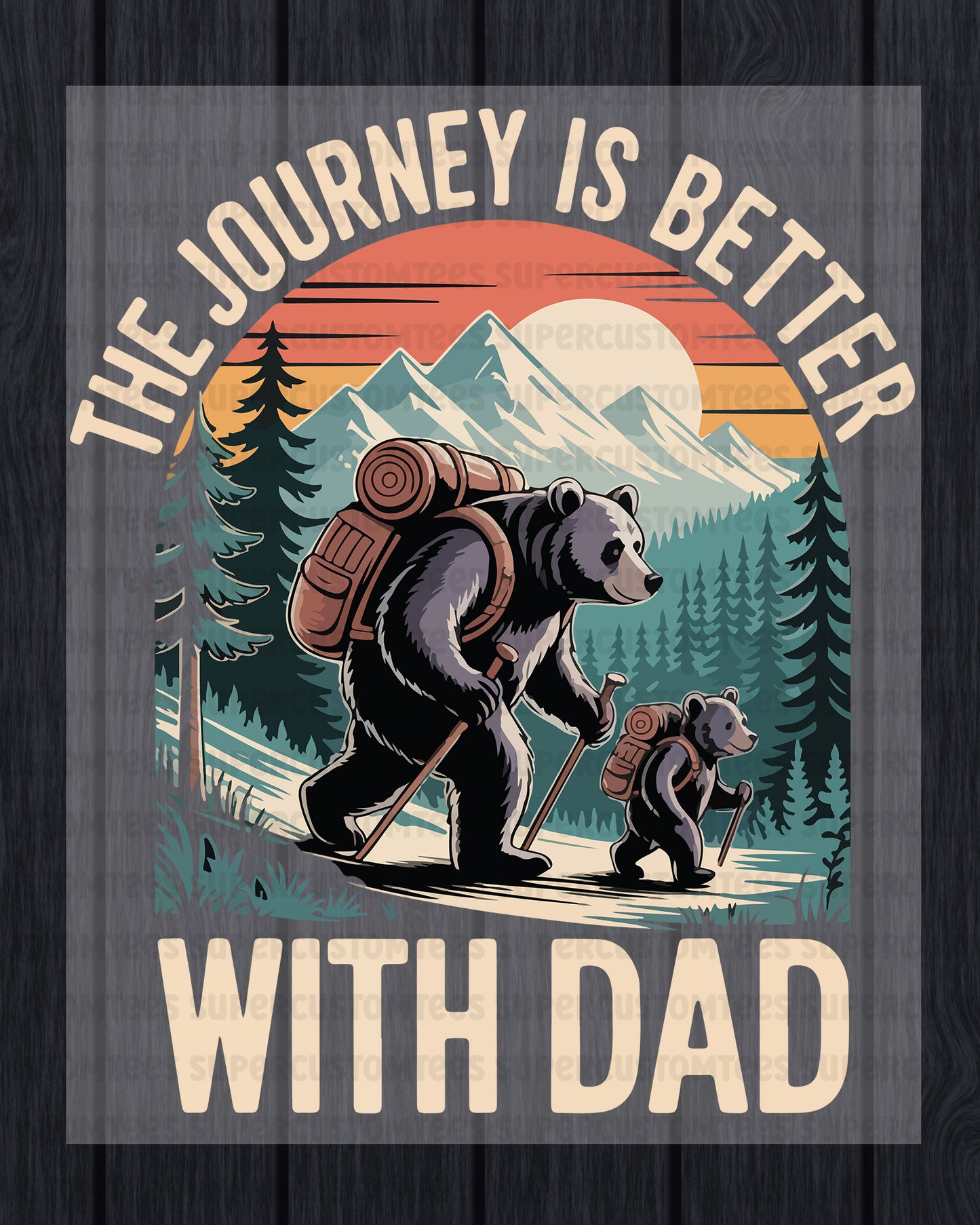 Camping Dad DTF Transfer