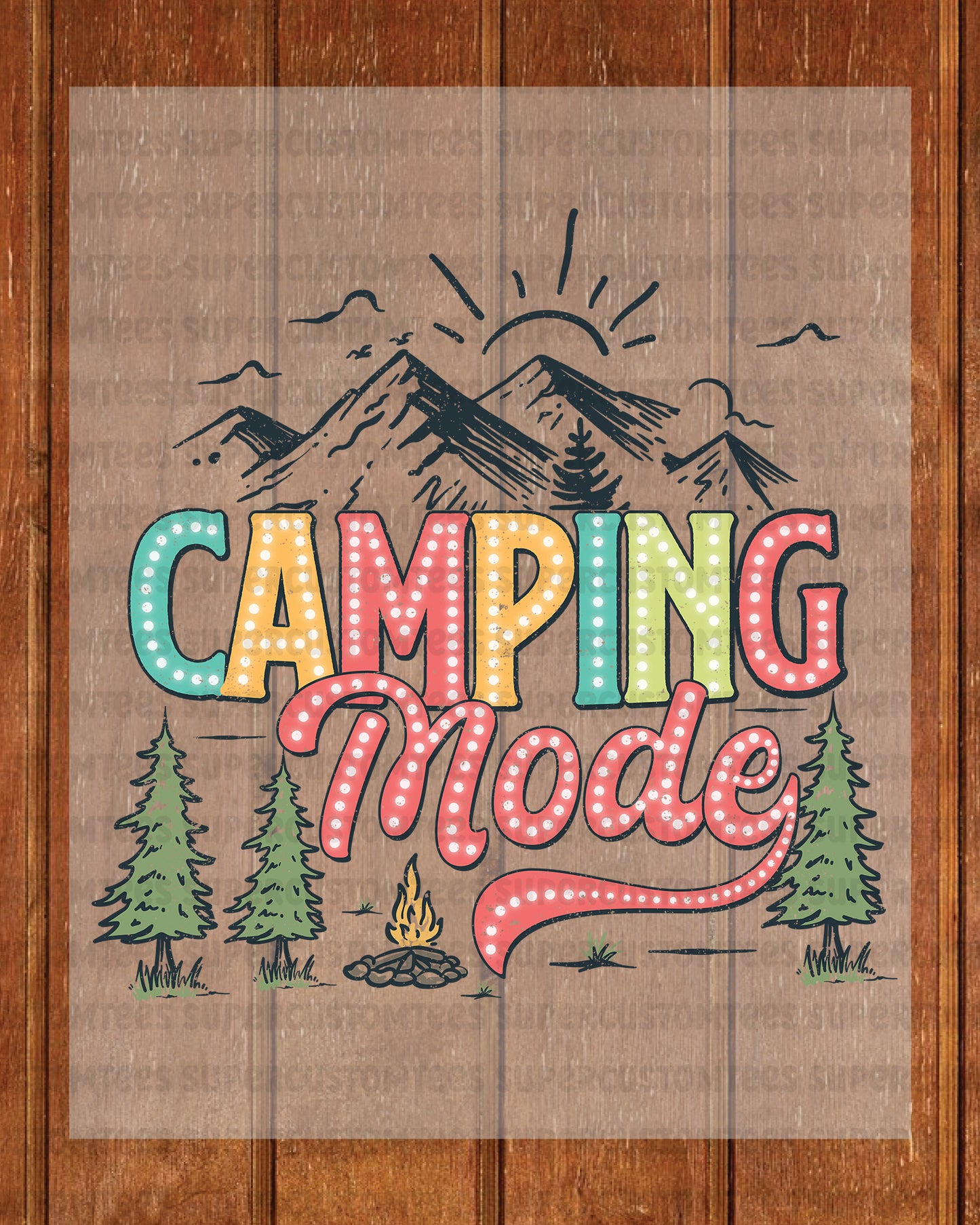 Camping Mode DTF Transfer