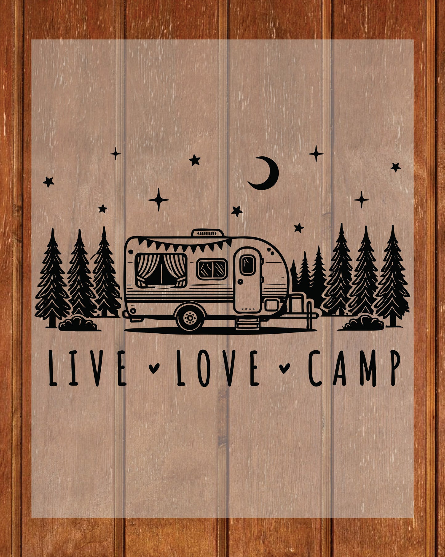 Camping Summer Trip Live Love Camp DTF Transfer