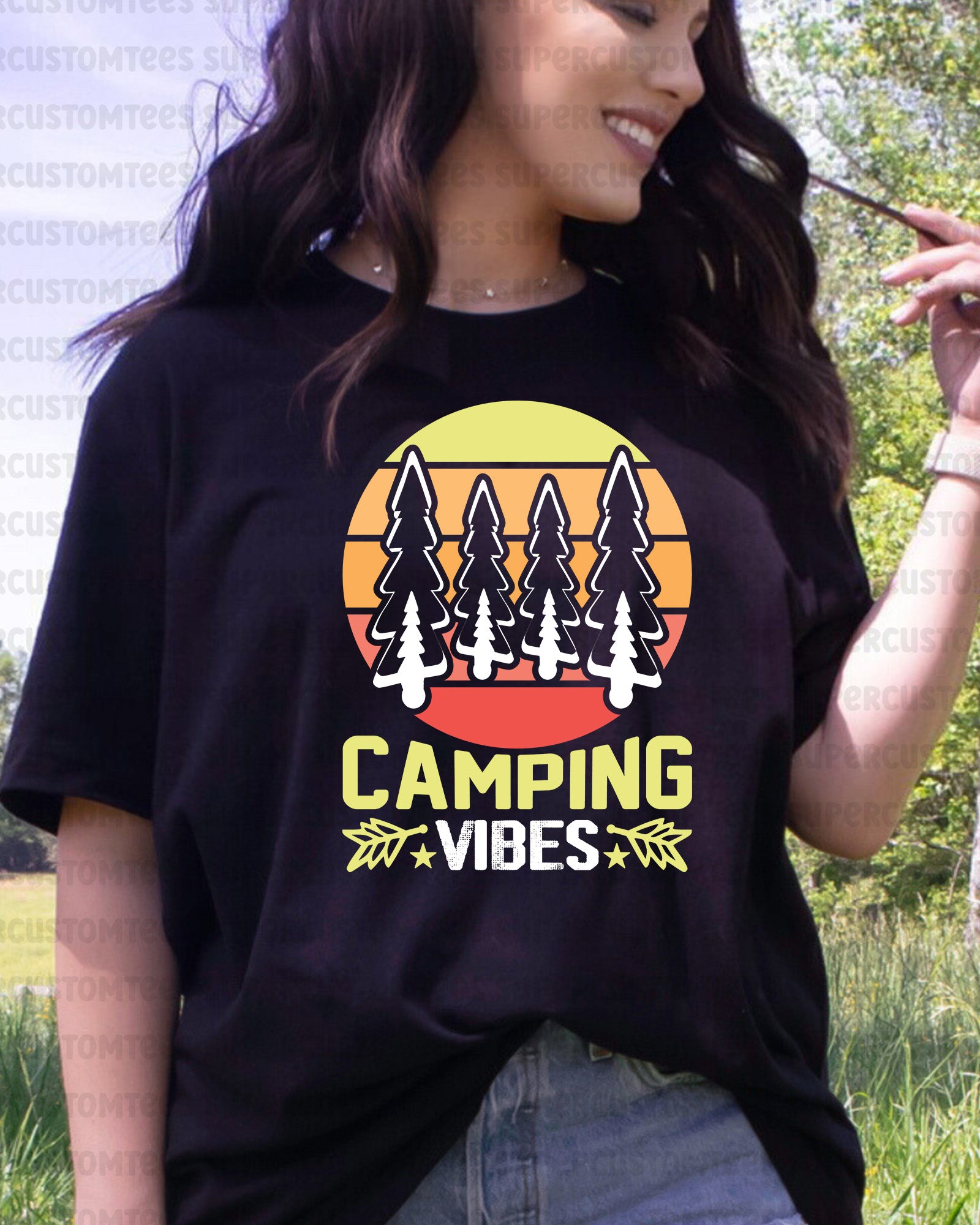 Camping Vibes DTF Transfer