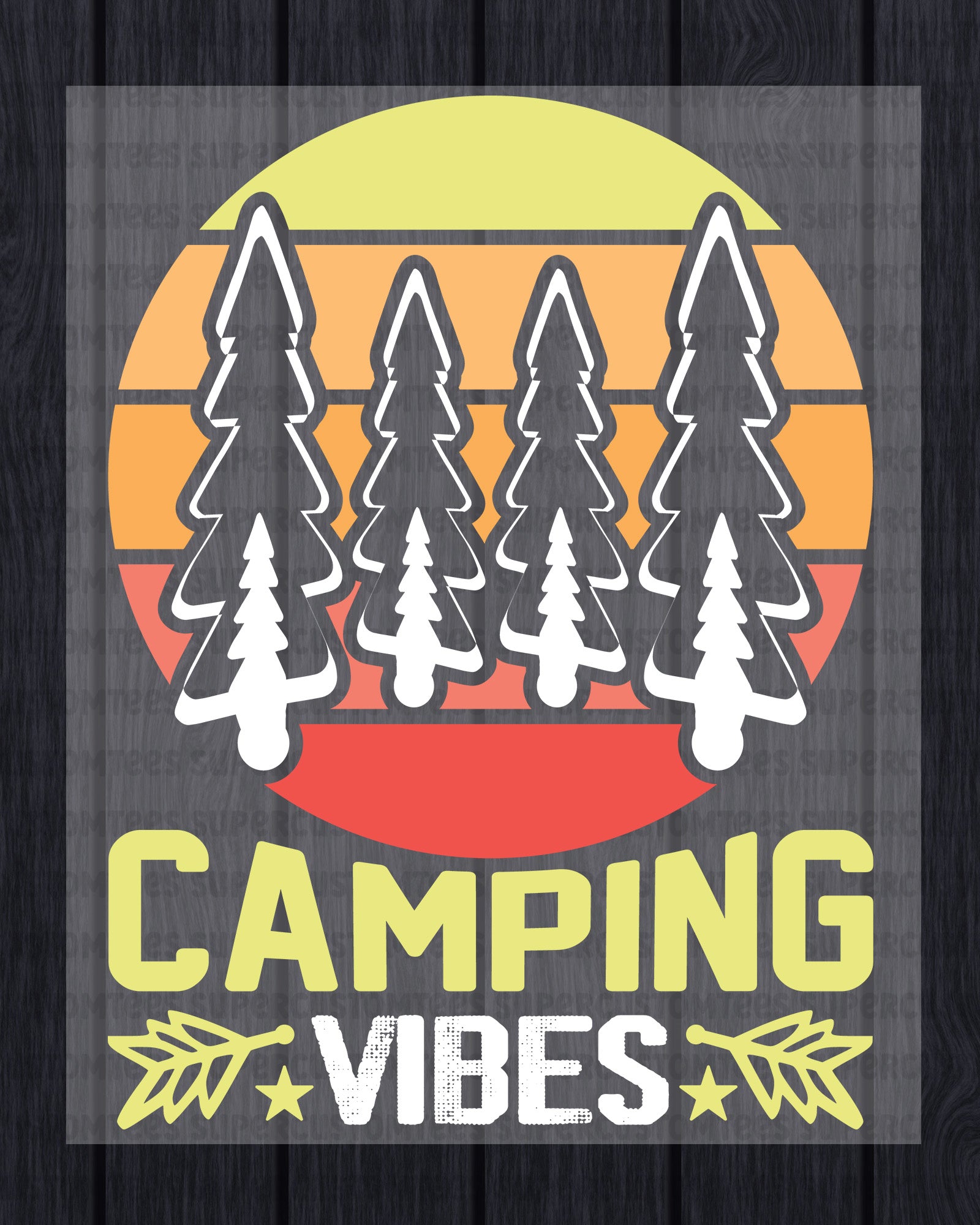 Camping Vibes DTF Transfer