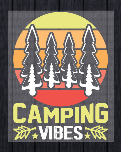 Camping Vibes DTF Transfer