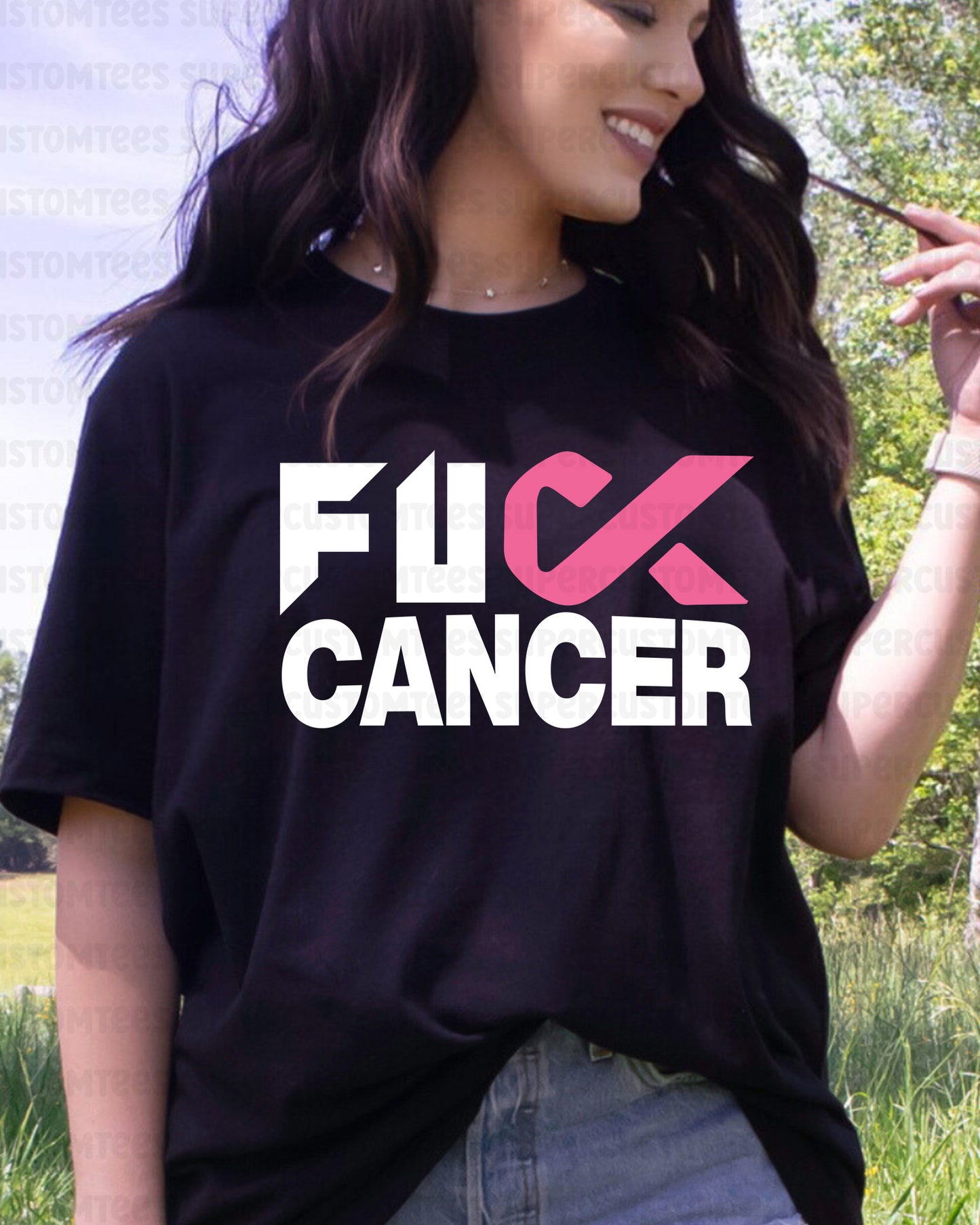 Cancer Awareness Heat Transfer for Shirt