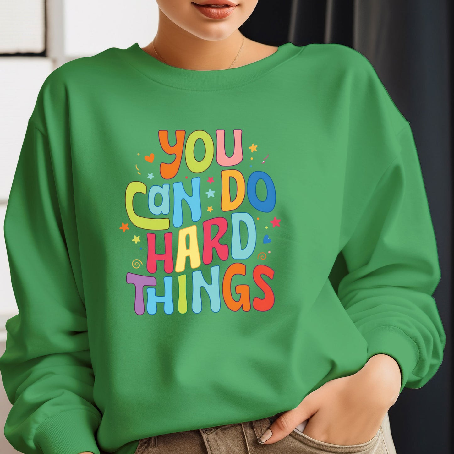 You Can Do Hard Things Teacher Sweatshirt, Inspirational School Counselor Shirt, Special Education Teacher Sweater, Teacher Appreciation Tee