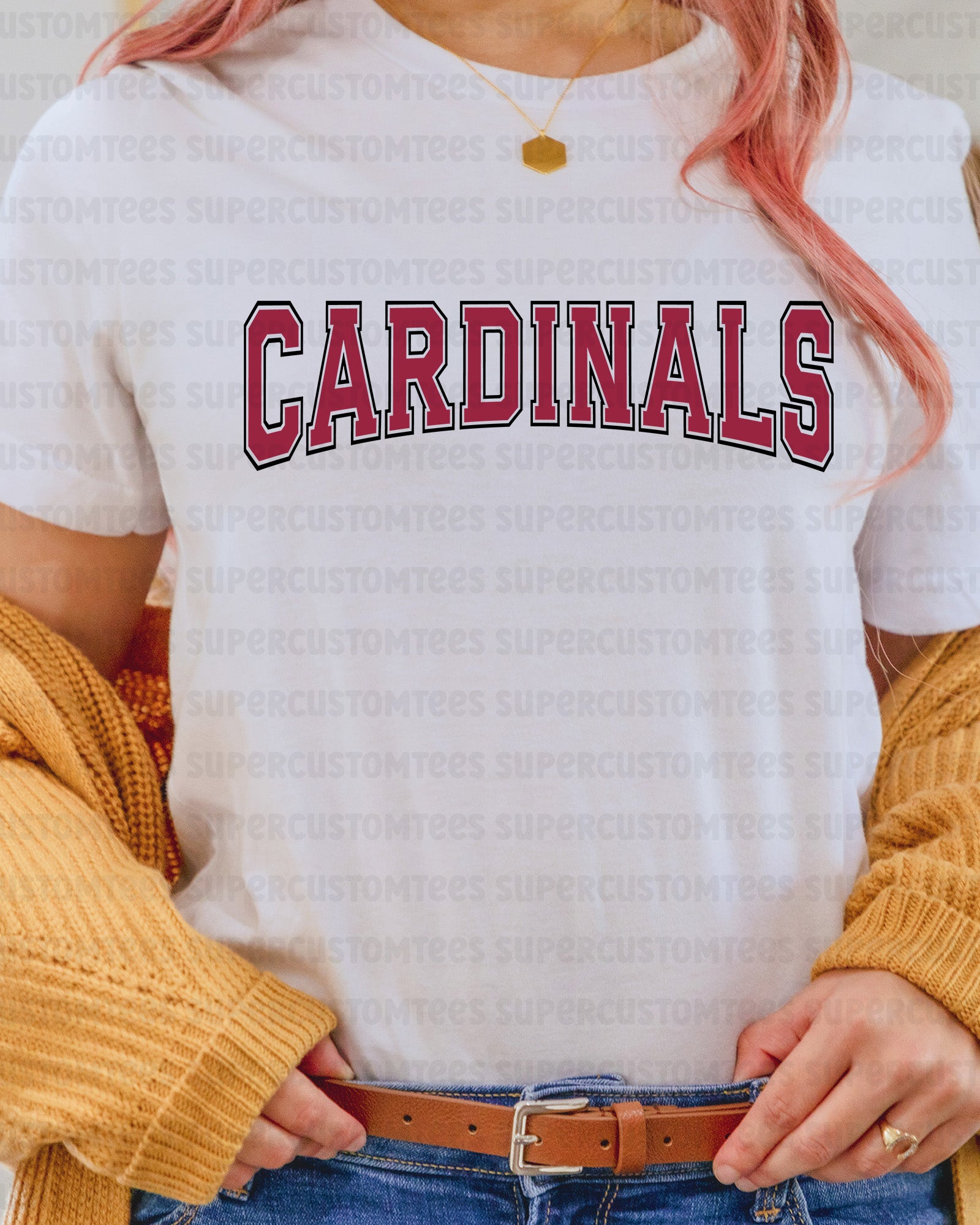 Cardinals DTF Transfer Ready to Press