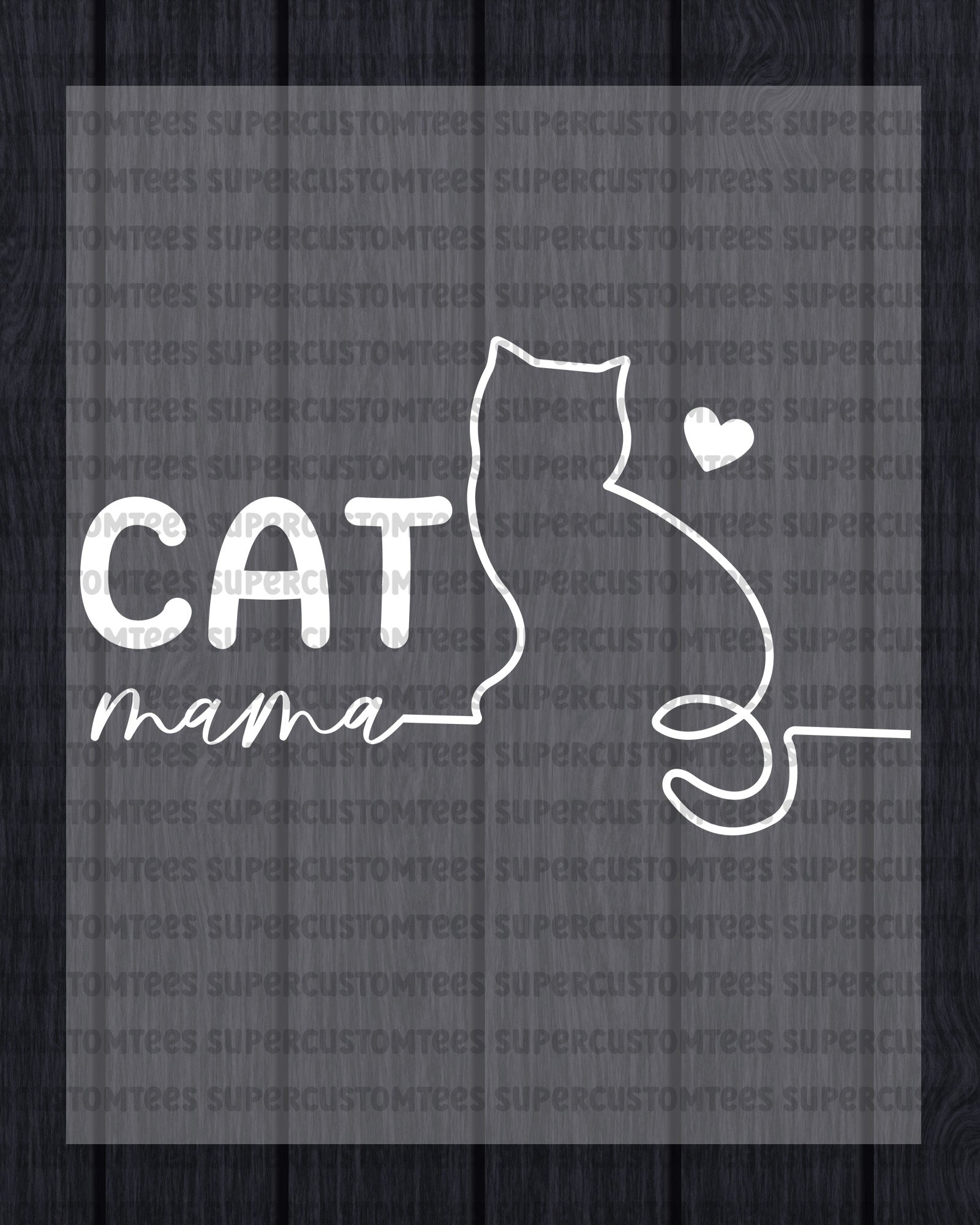 Cat Mama Mother’s Day DTF Transfer