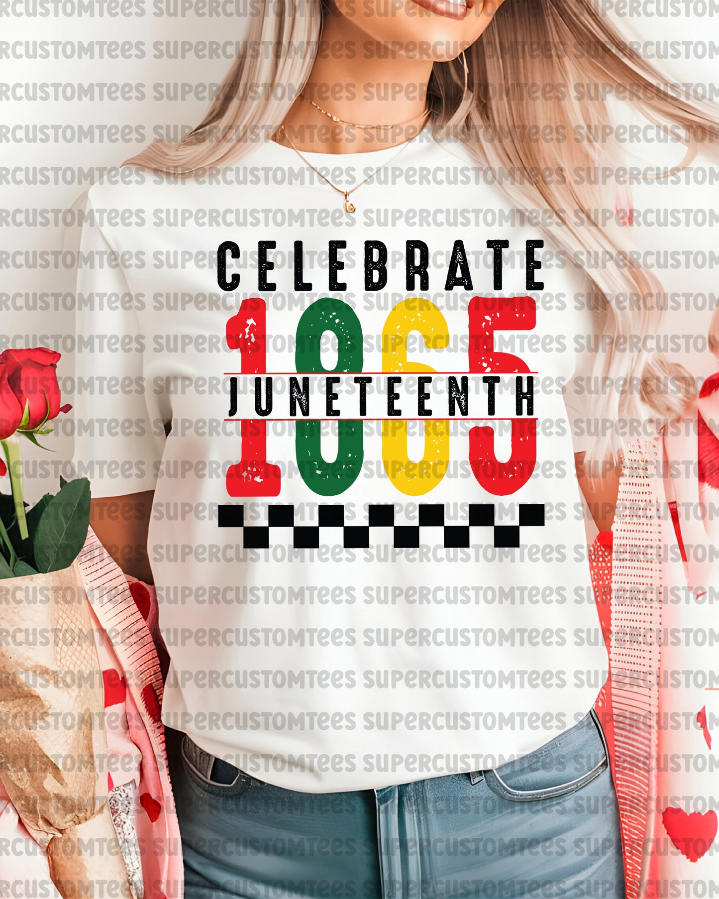 Celebrate 1865 Juneteenth DTF Transfer