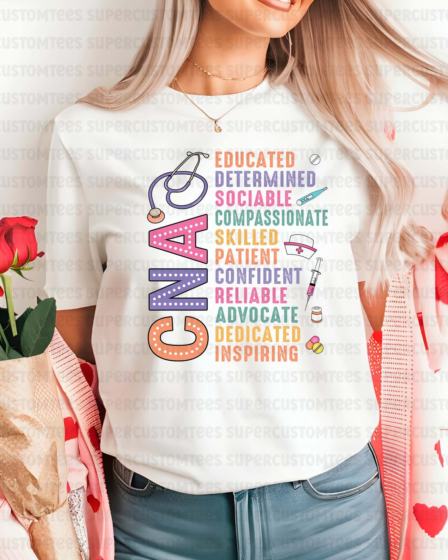 Certified Nursing Assistant Heat Transfer For Shirts