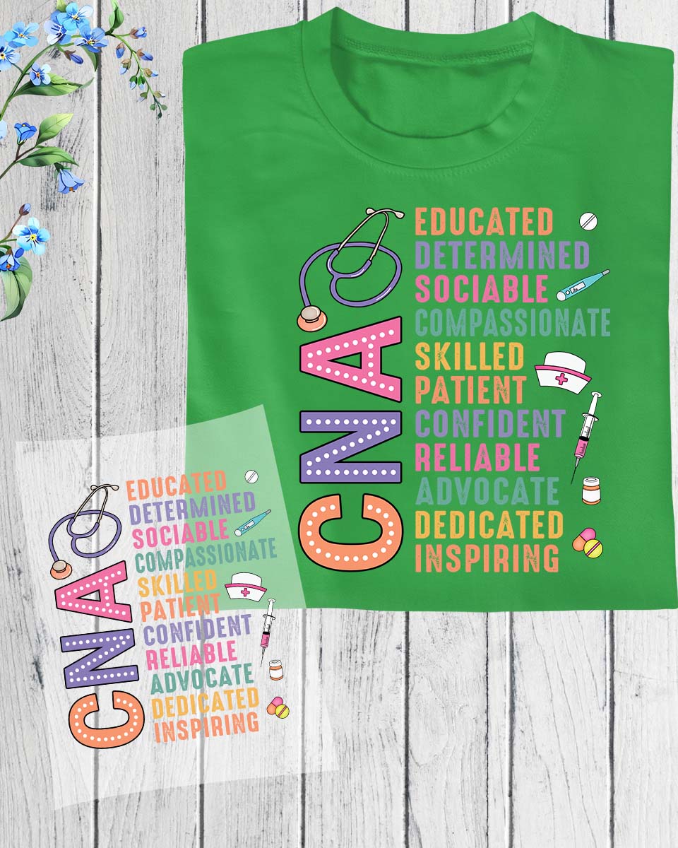 Certified Nursing Assistant Heat Transfer For Shirts