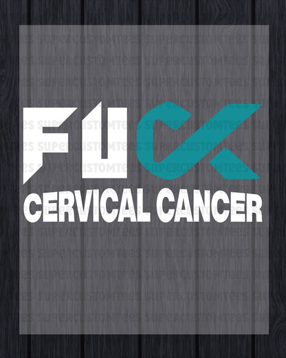 Cervical Cancer Awareness Heat Transfer for Shirt