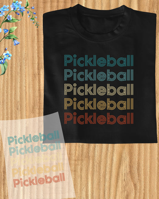 Pickleball Trendy DTF Transfer Sheets