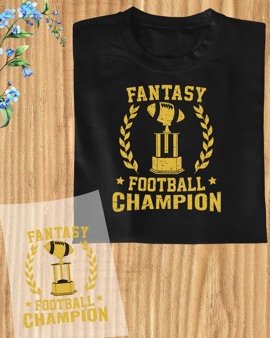 Fantasy Football Champion DTF Transfer Film