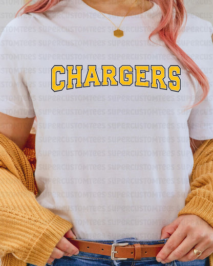Chargers DTF Heat Transfer Ready to Press