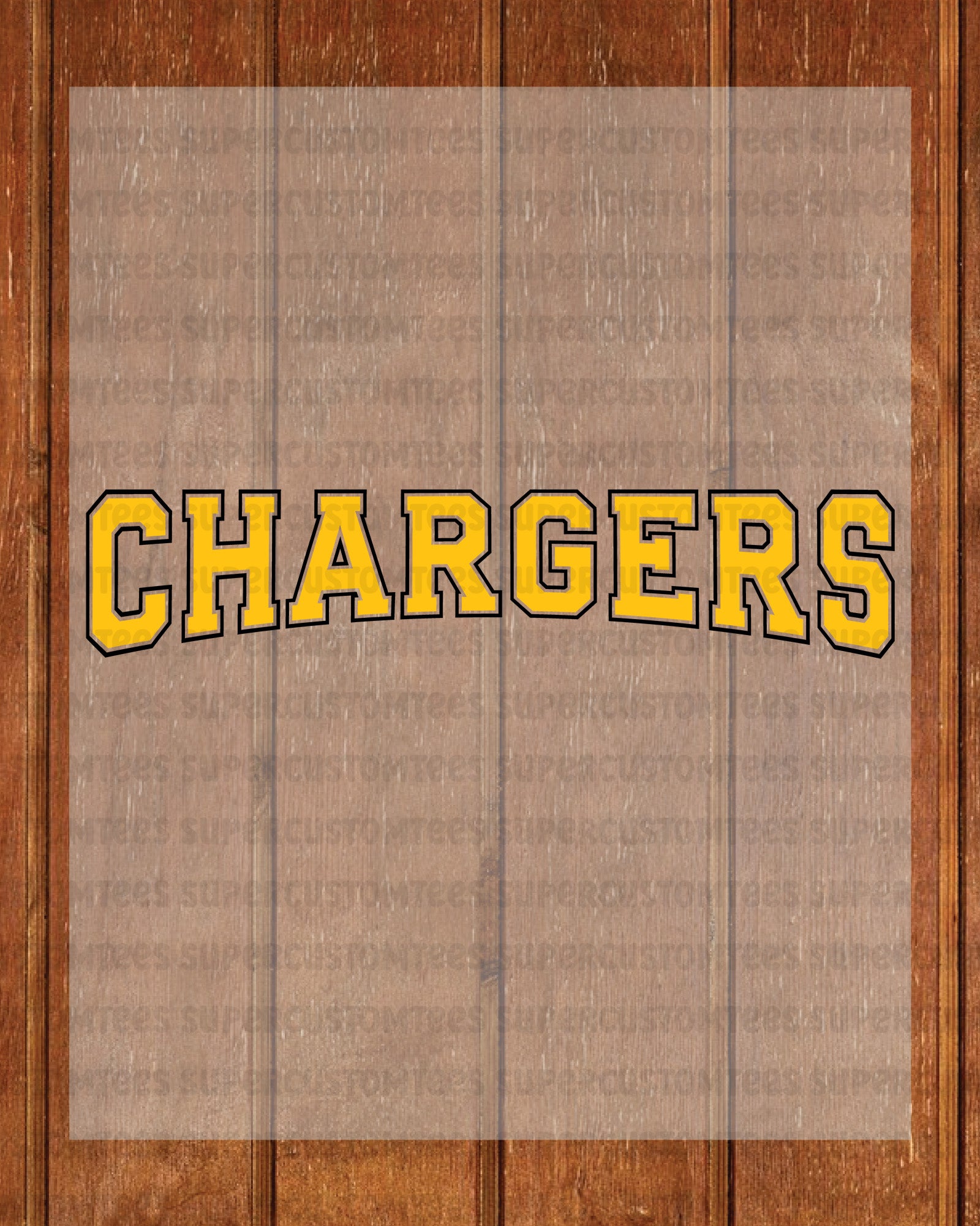 Chargers DTF Heat Transfer Ready to Press