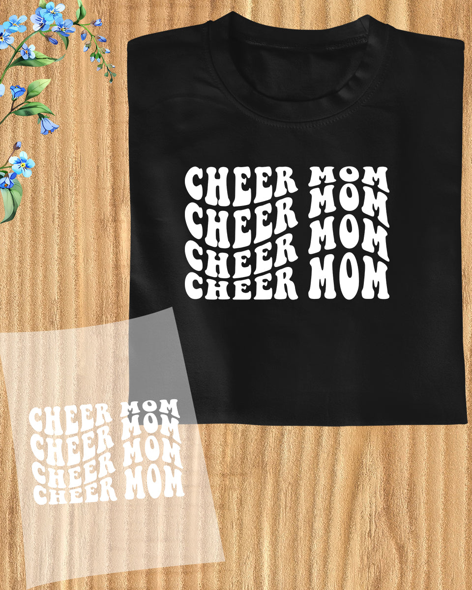 Cheer Mom Trendy DTF Transfer Film