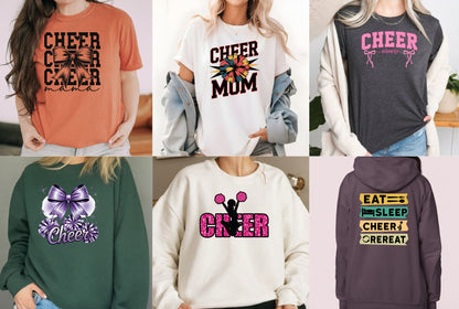 Cheer Mom DTF Transfer Premade Gangsheet