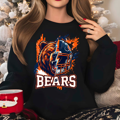 Chicago Football Bear DTF Transfer