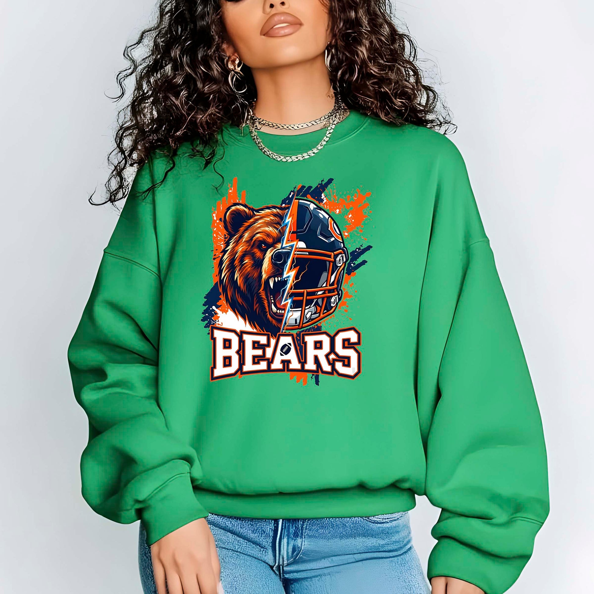 Chicago Football Bear DTF Transfer