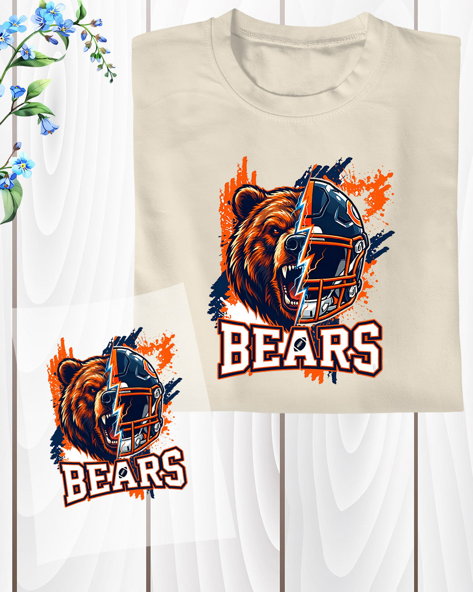 Chicago Football Bear DTF Transfer