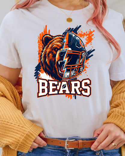 Chicago Football Bear DTF Transfer
