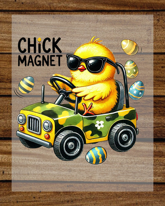 Chick Magnet Ready to Press DTF Transfer