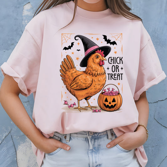 Chick or Treat Fall Chicken Shirt