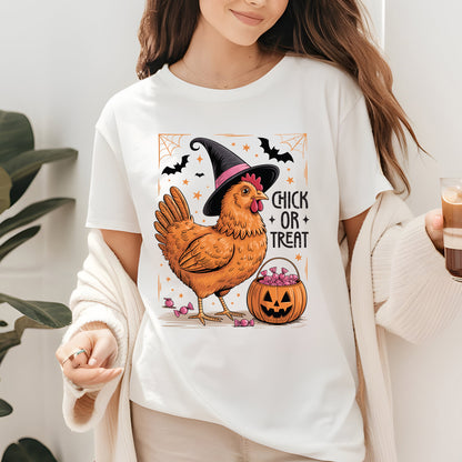 Chick or Treat Fall Chicken Shirt