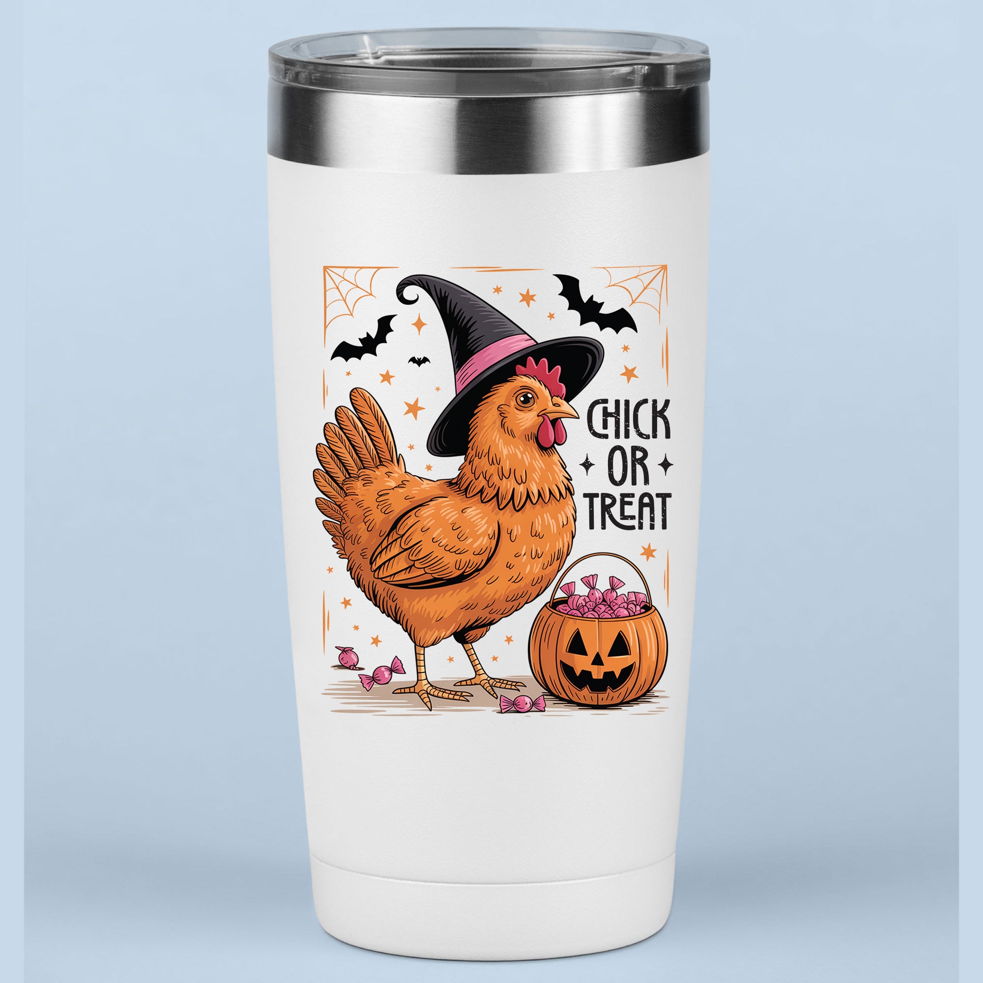 Chick or Treat Funny Fall Chicken DTF Transfer