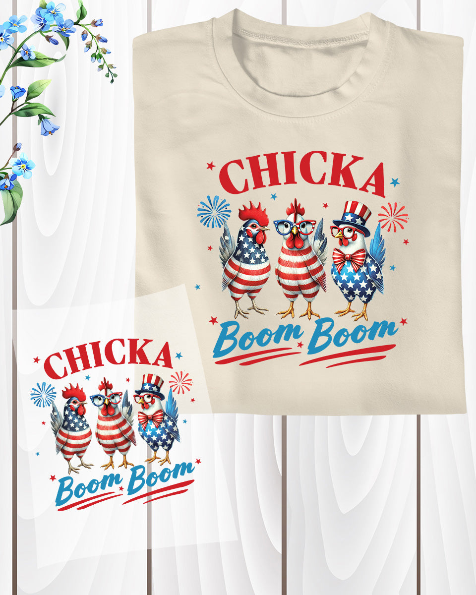 Chicka Boom Boom Heat Transfer for Shirts